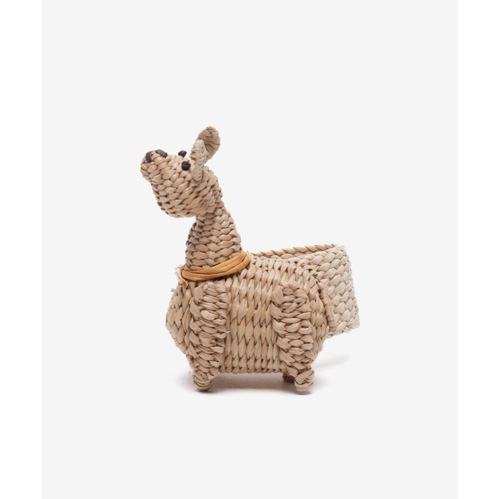 Servilletero LLAMA - tostado y beige