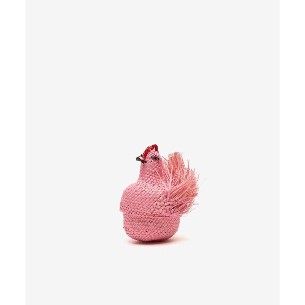 MINI CHICKEN BASKET - LIGHT PINK