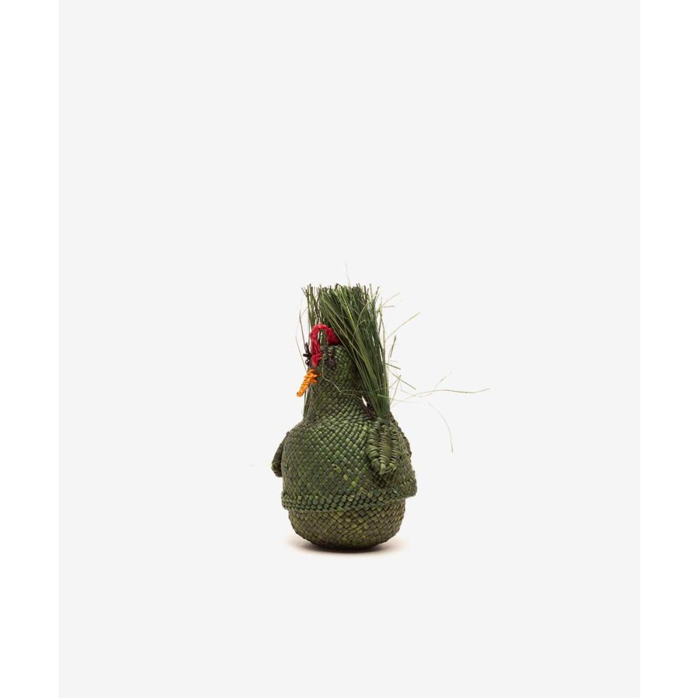 MINI CHICKEN BASKET - DARK GREEN