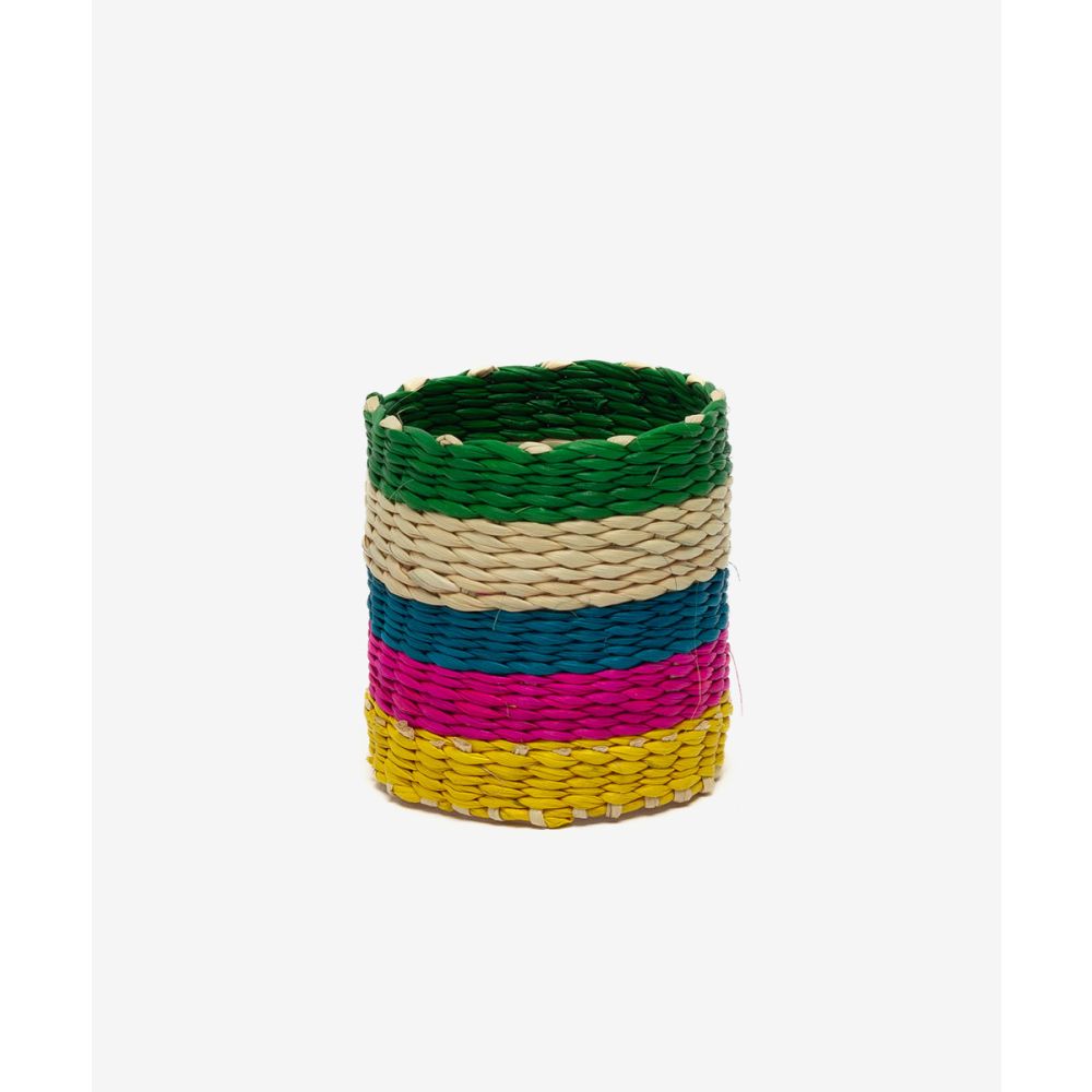 SERVILLETERO - AMARILLO/ AZUL/VERDE & BEIGE