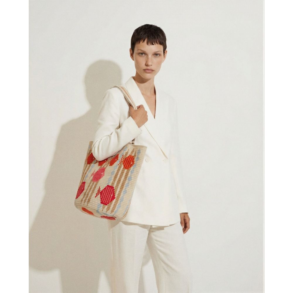 CALA BAG - CEPHEUS - BEIGE & RED
