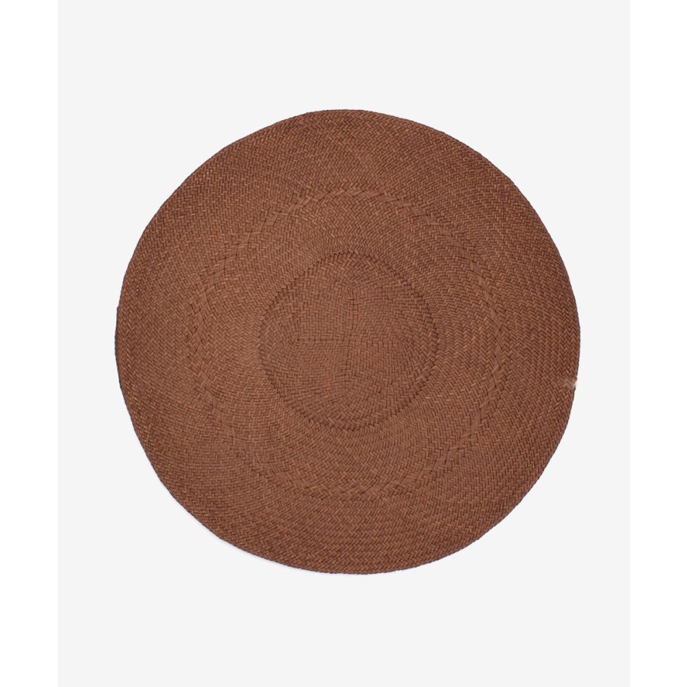 Round Placemat - 1 UNIT- BROWN