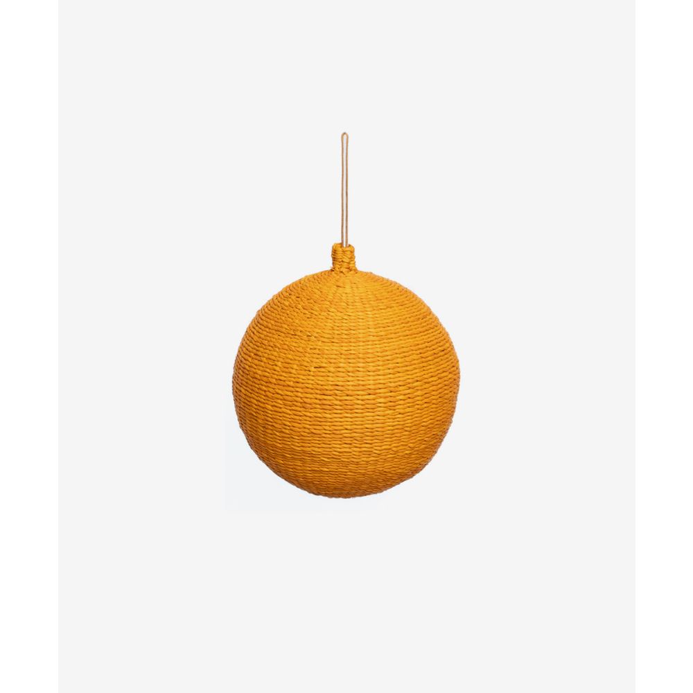 XMAS BALL 10 cm - NARANJA OSCURO