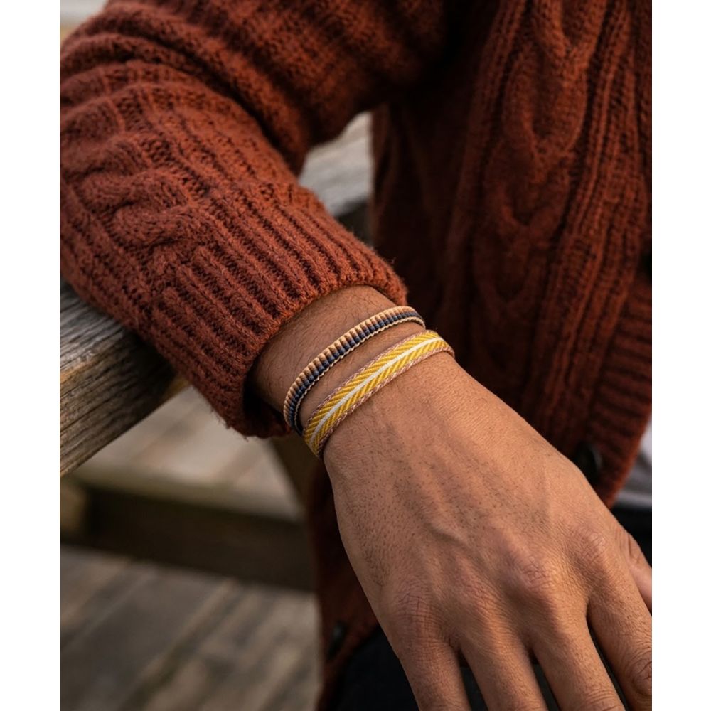 SET BRACELETS - YELLOW & TOAST