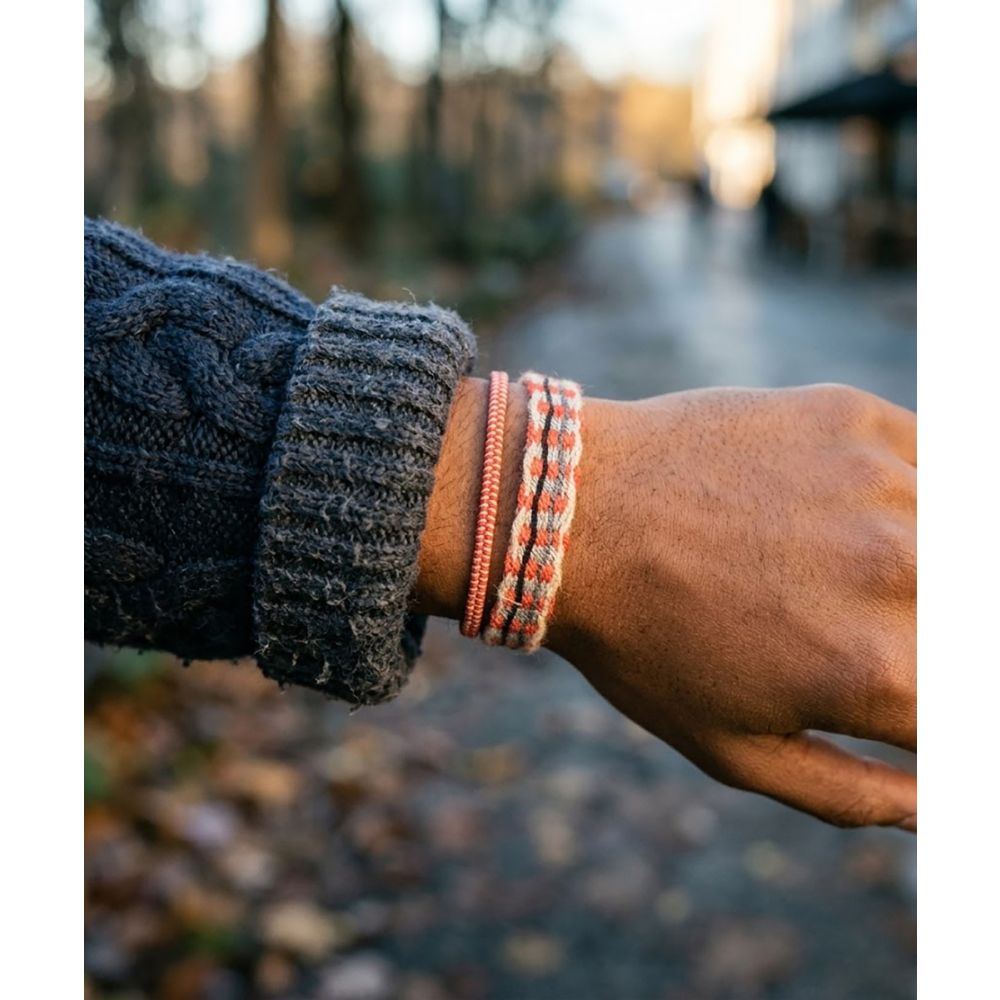 SET BRACELETS - RED & ORANGE