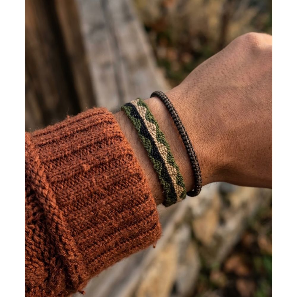 SET BRACELETS - GREEN & GREY