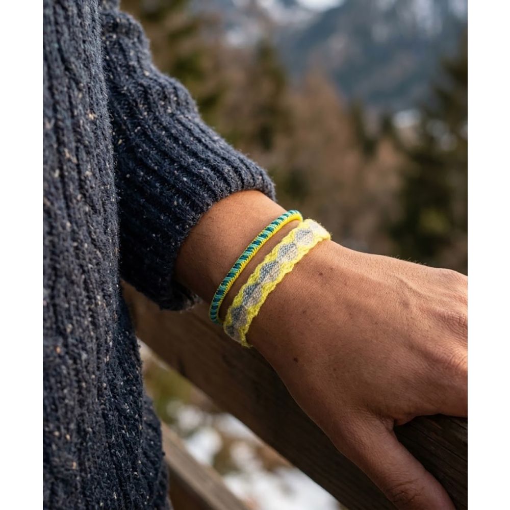 SET BRACELETS - YELLOW NEON