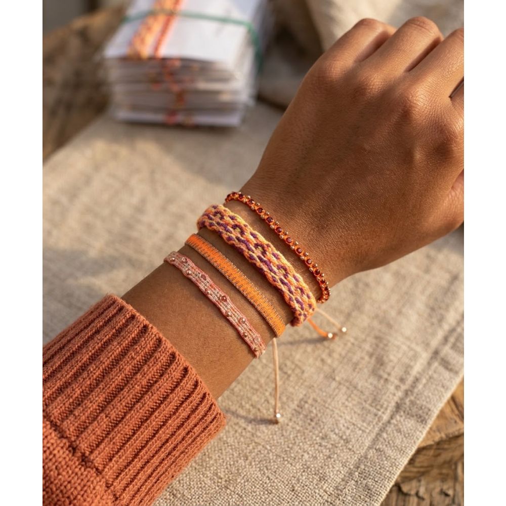 SET BRACELETS - ORANGE