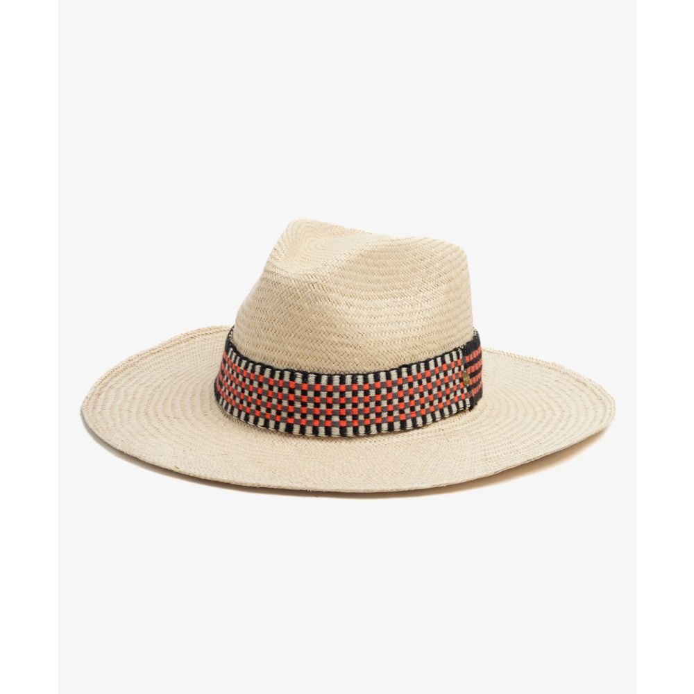 SOMBRERO PANAMA CON CINTA - BEIGE
