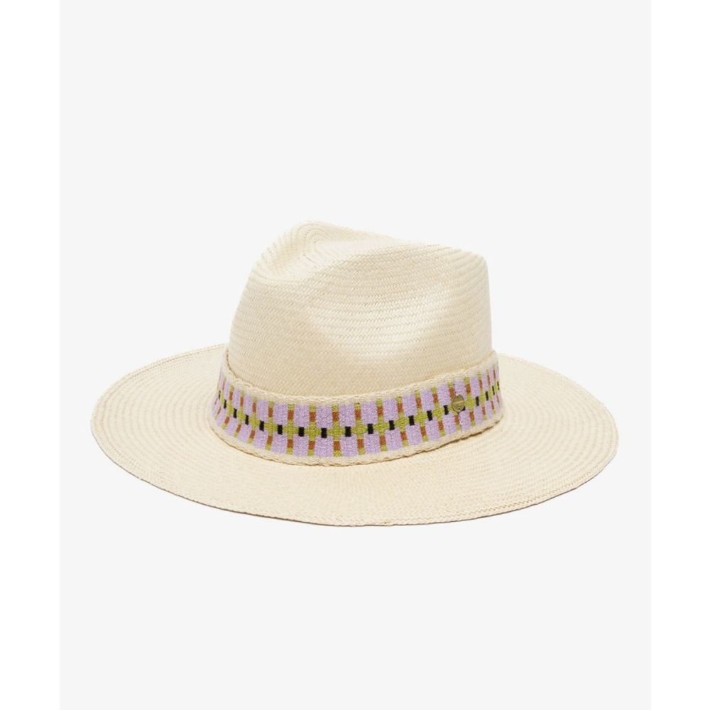 SOMBRERO PANAMA CON CINTA - BEIGE
