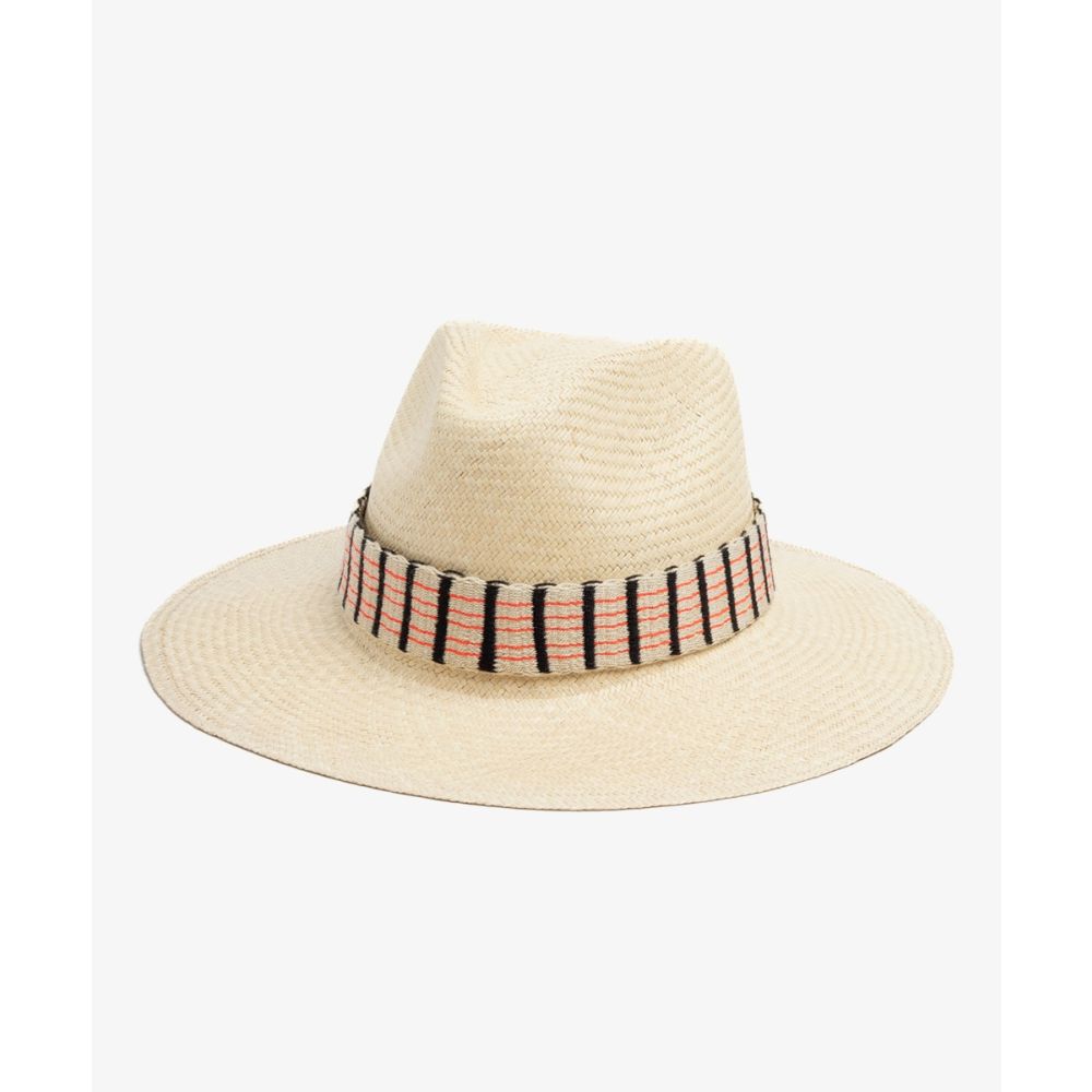 SOMBRERO PANAMA CON CINTA - BEIGE