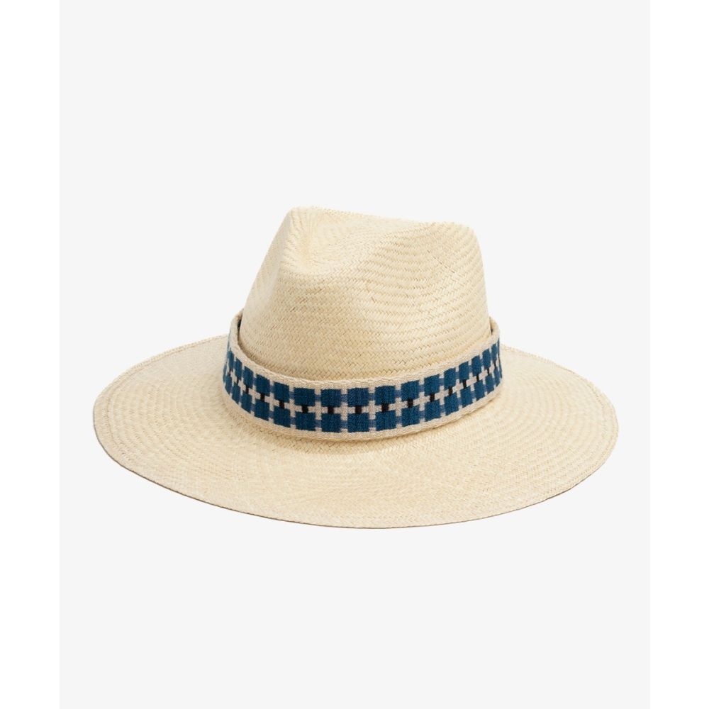 SOMBRERO PANAMA CON CINTA - BEIGE