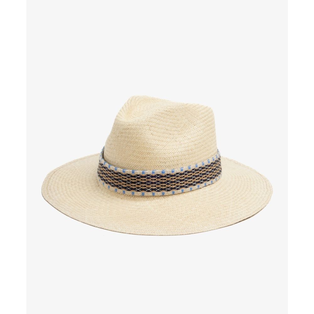 SOMBRERO PANAMA CON CINTA - BEIGE