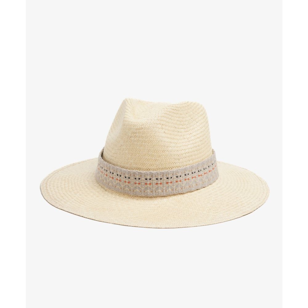 SOMBRERO PANAMA CON CINTA - BEIGE