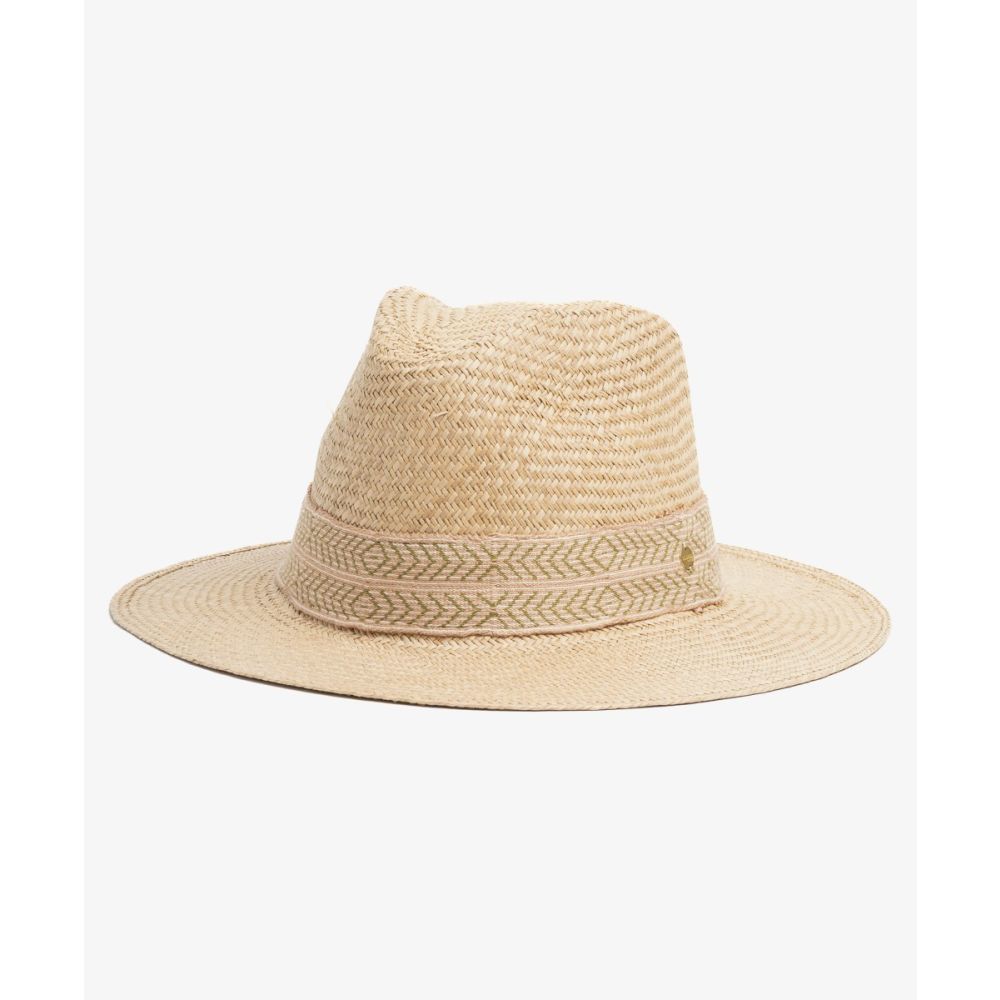 SOMBRERO PANAMA CON CINTA - TOSTADO