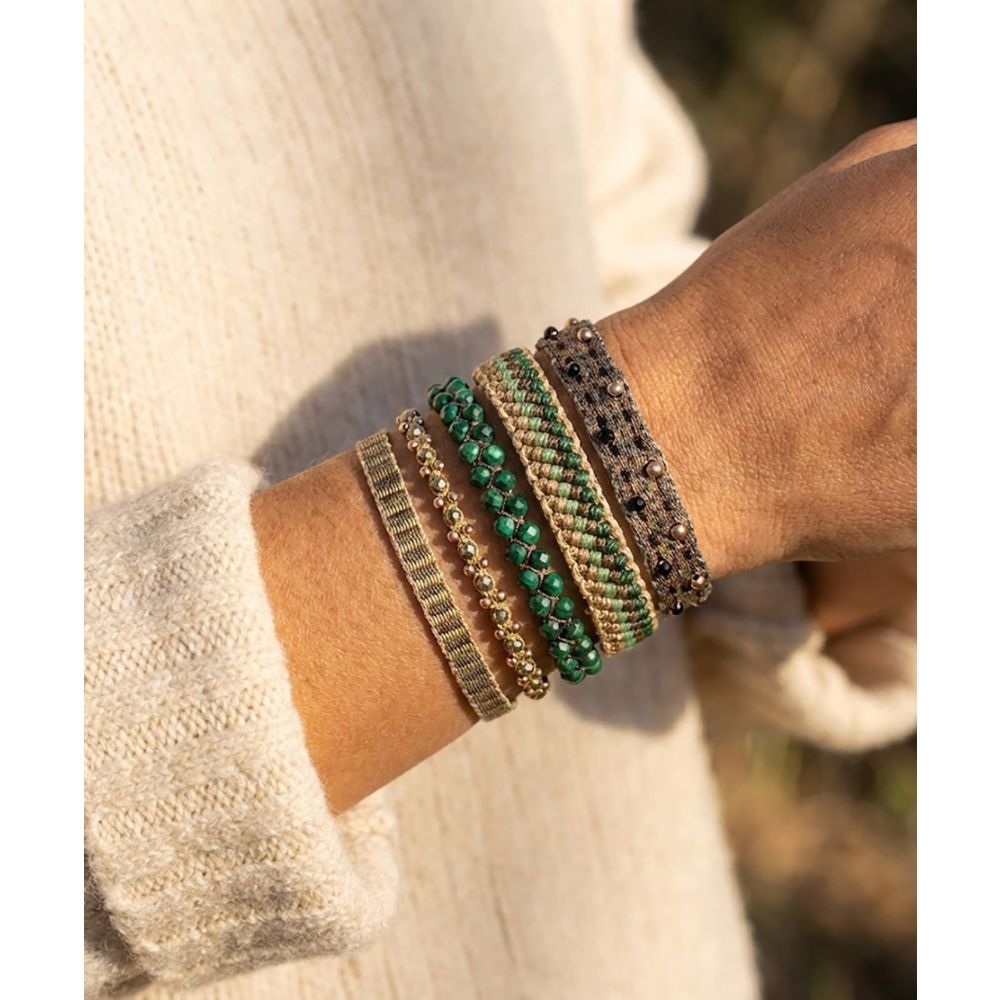SET PULSERAS - VERDE