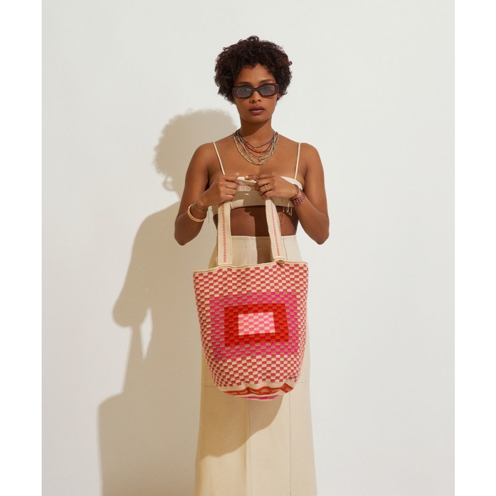 CALA BAG - PELICAN - RED & PINK