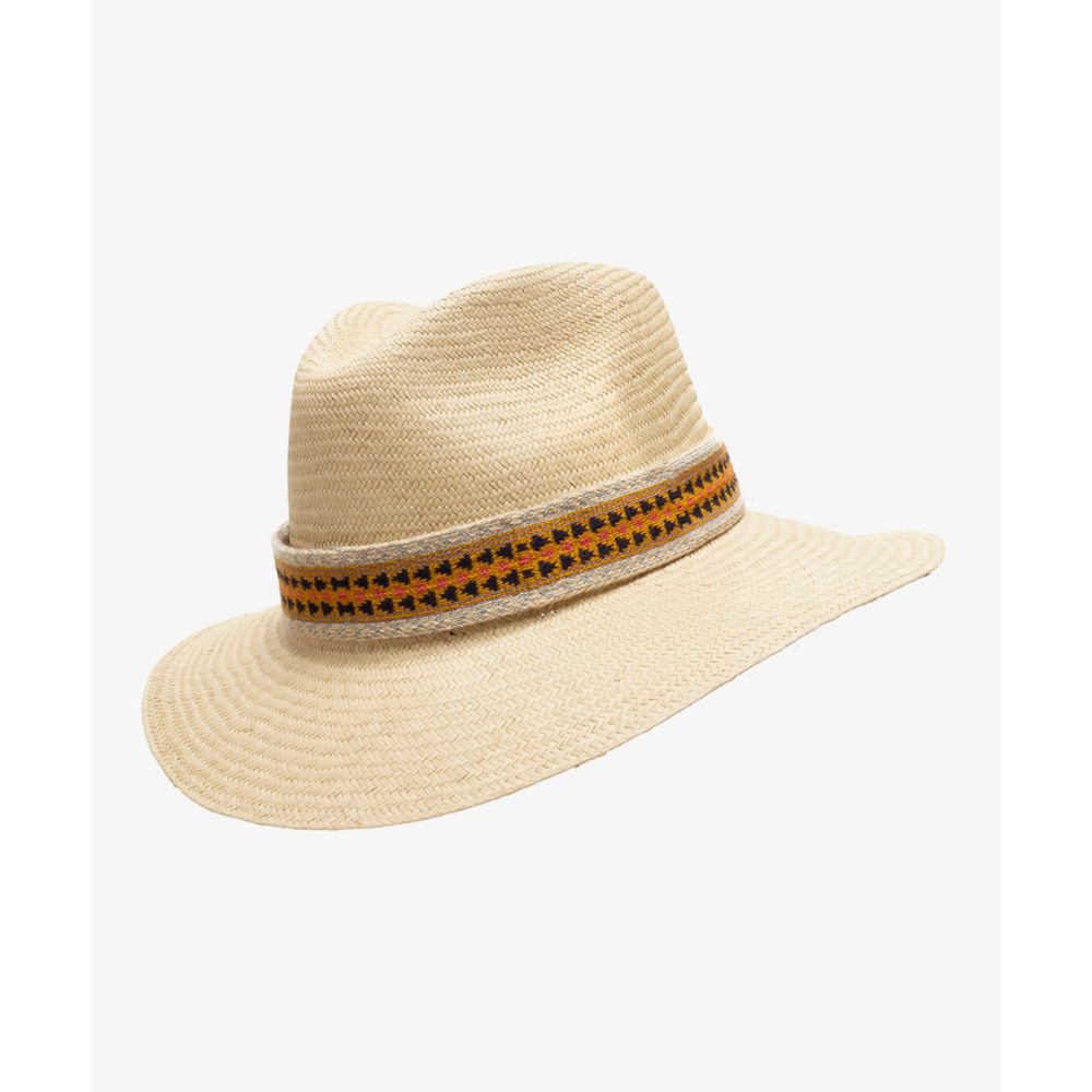 PANAMA HAT WITH RIBBON - BEIGE