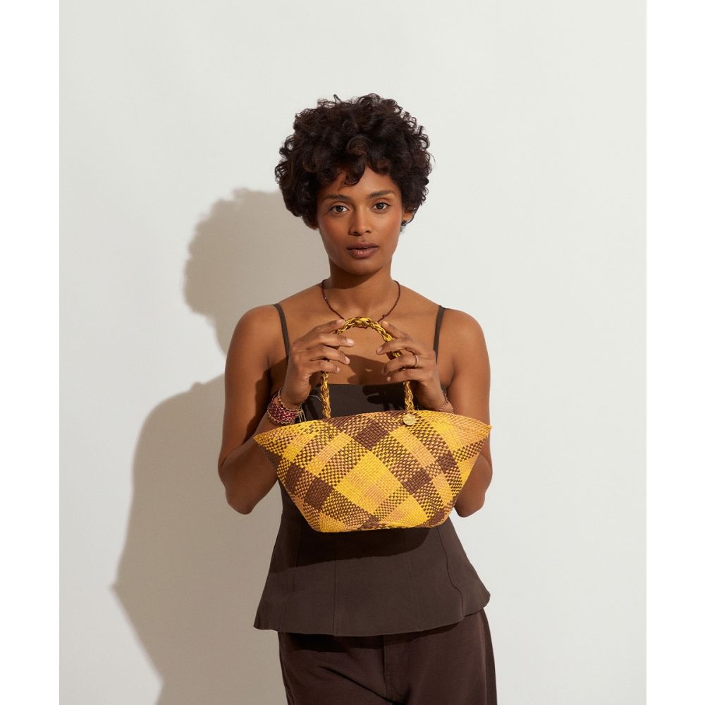 Iraca Bag - Santa Barbara- YELLOW & MUSTARD