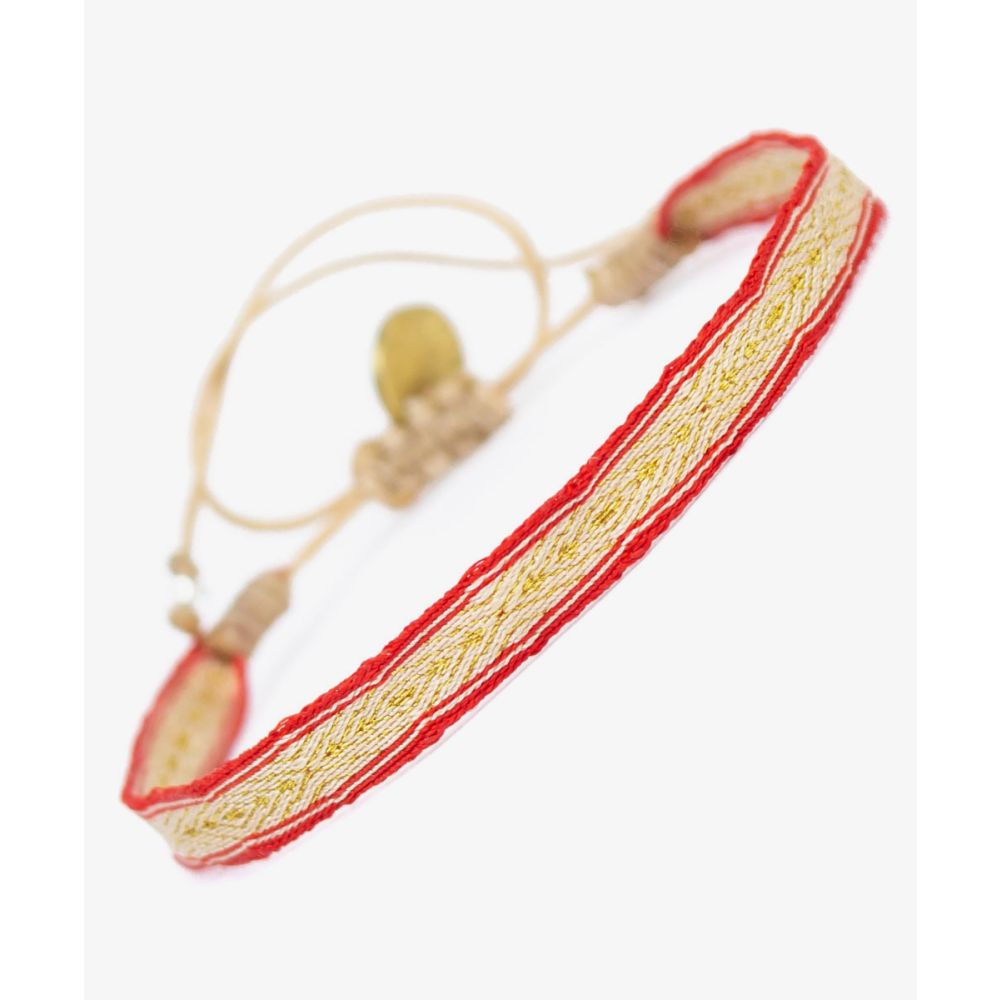 Bracelet Argantina 120 - Beige & Red