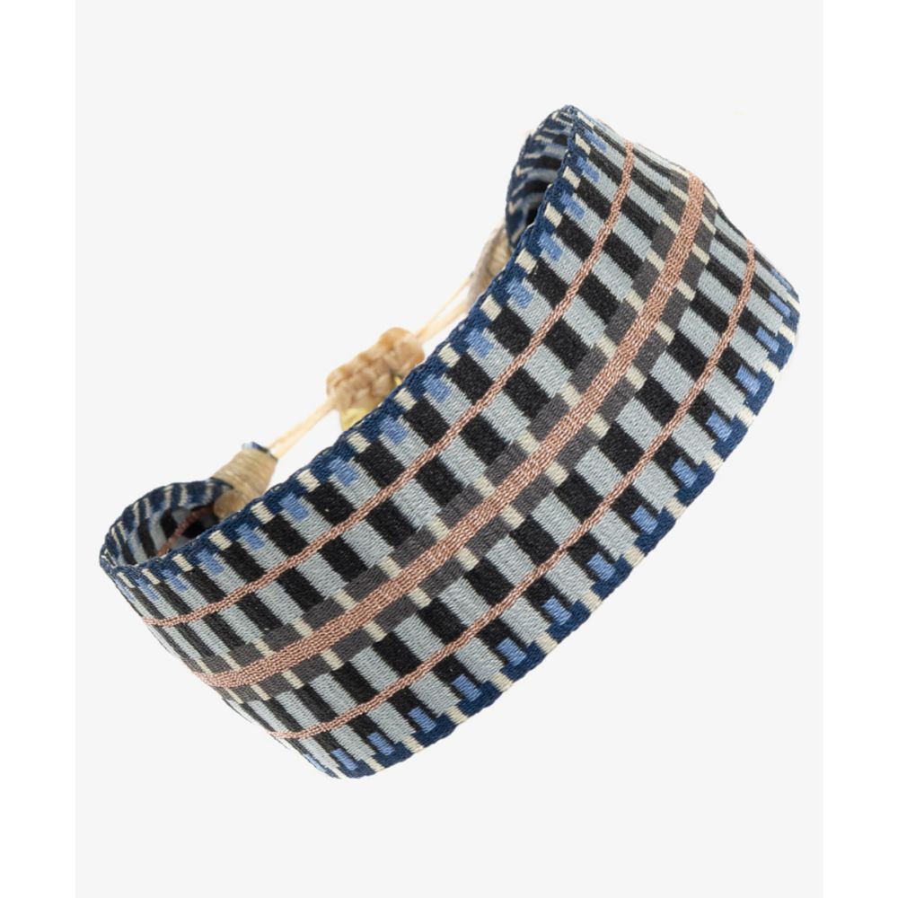 Bracelet 2 cm Special - BLACK AND BLUE