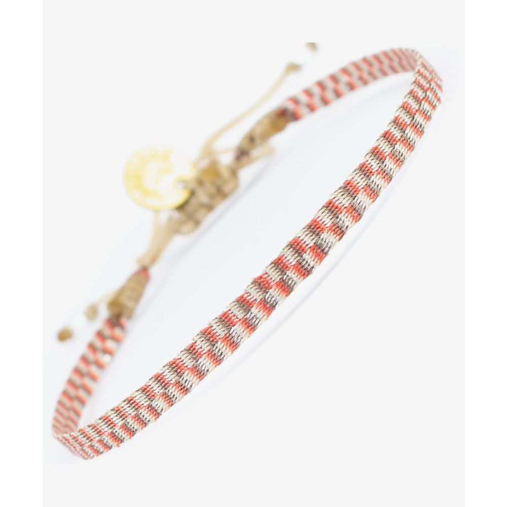 Bracelet Argantina 40- Coral & Gray