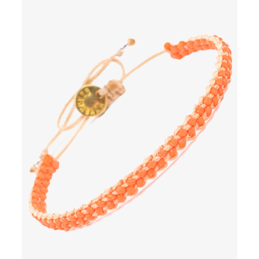 EARTH Bracelet - Beige & Orange fluor