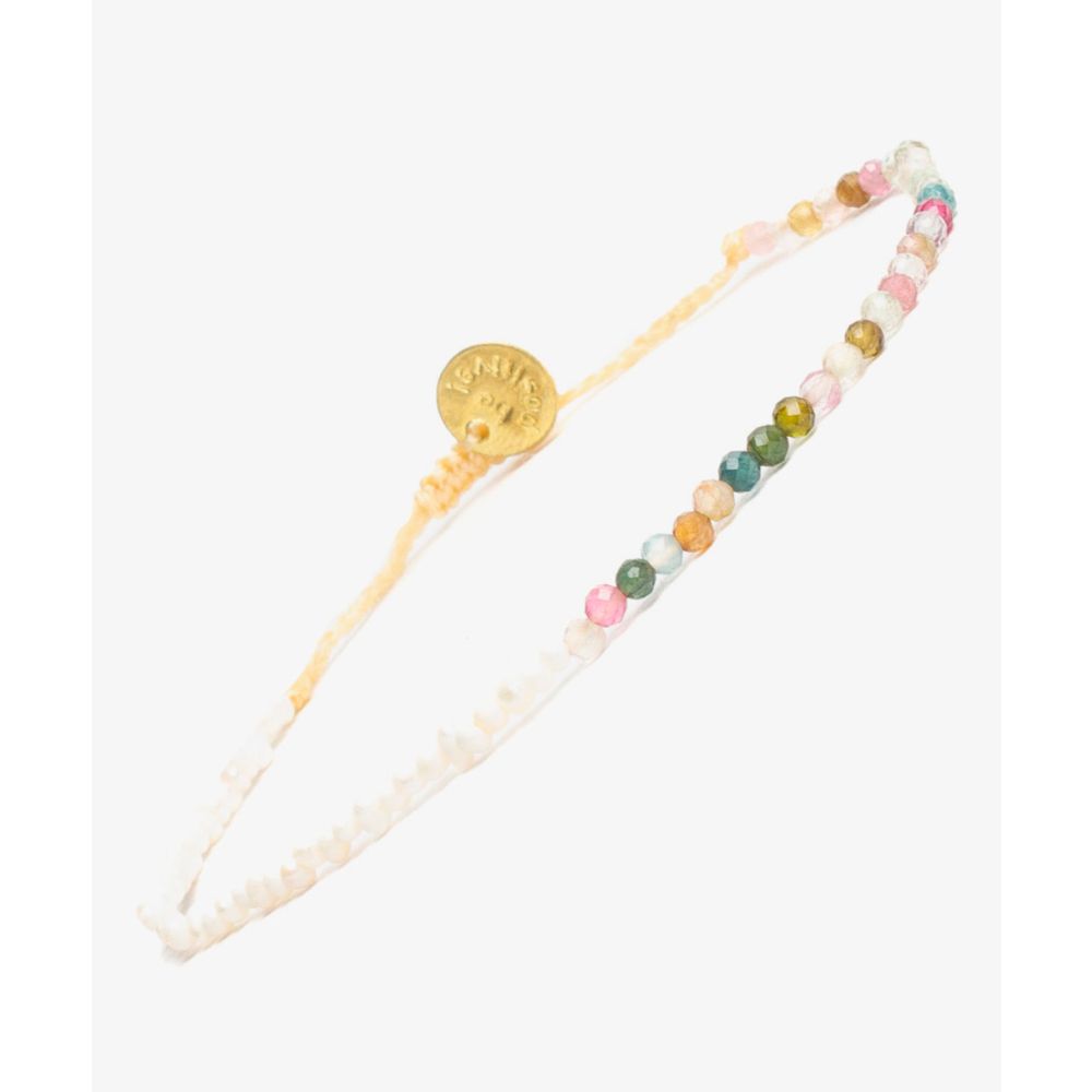 ARIES bracelet - BABY PEARLS AND TOURMALINE STONES