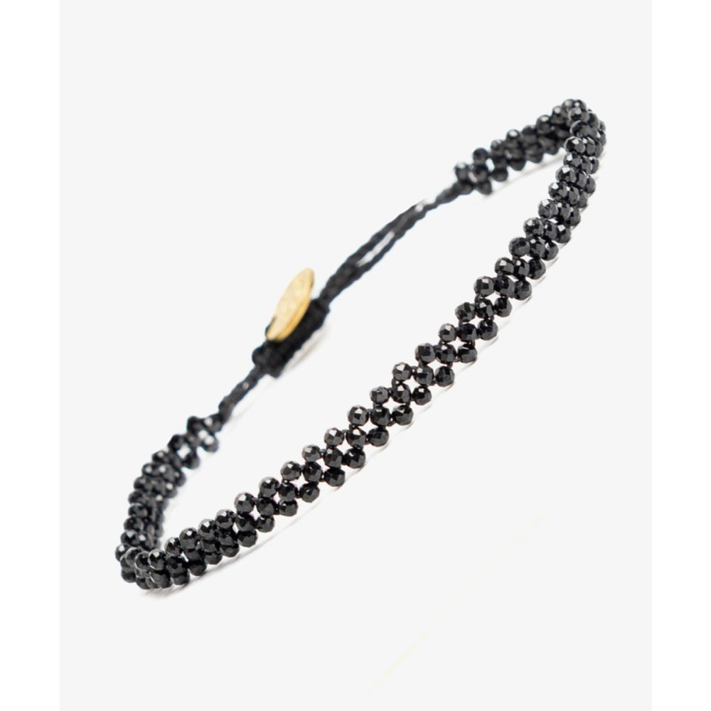 ROSE bracelet - BLACK SPINEL
