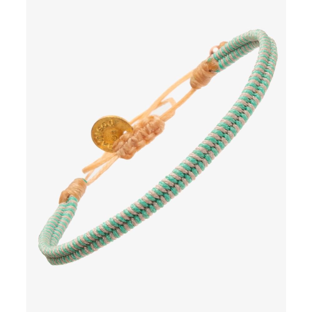 SORAYA BRACELET - BRAIDED LIGHT BLUE AND GRAY
