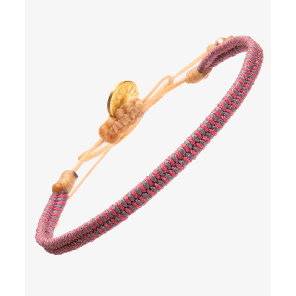 SORAYA BRACELET - BRAIDED PINK AND PURPLE
