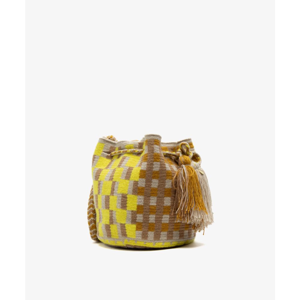 BOLSO CRUZADO M -  SWORDFISH - TOSTADO Y MOSTAZA