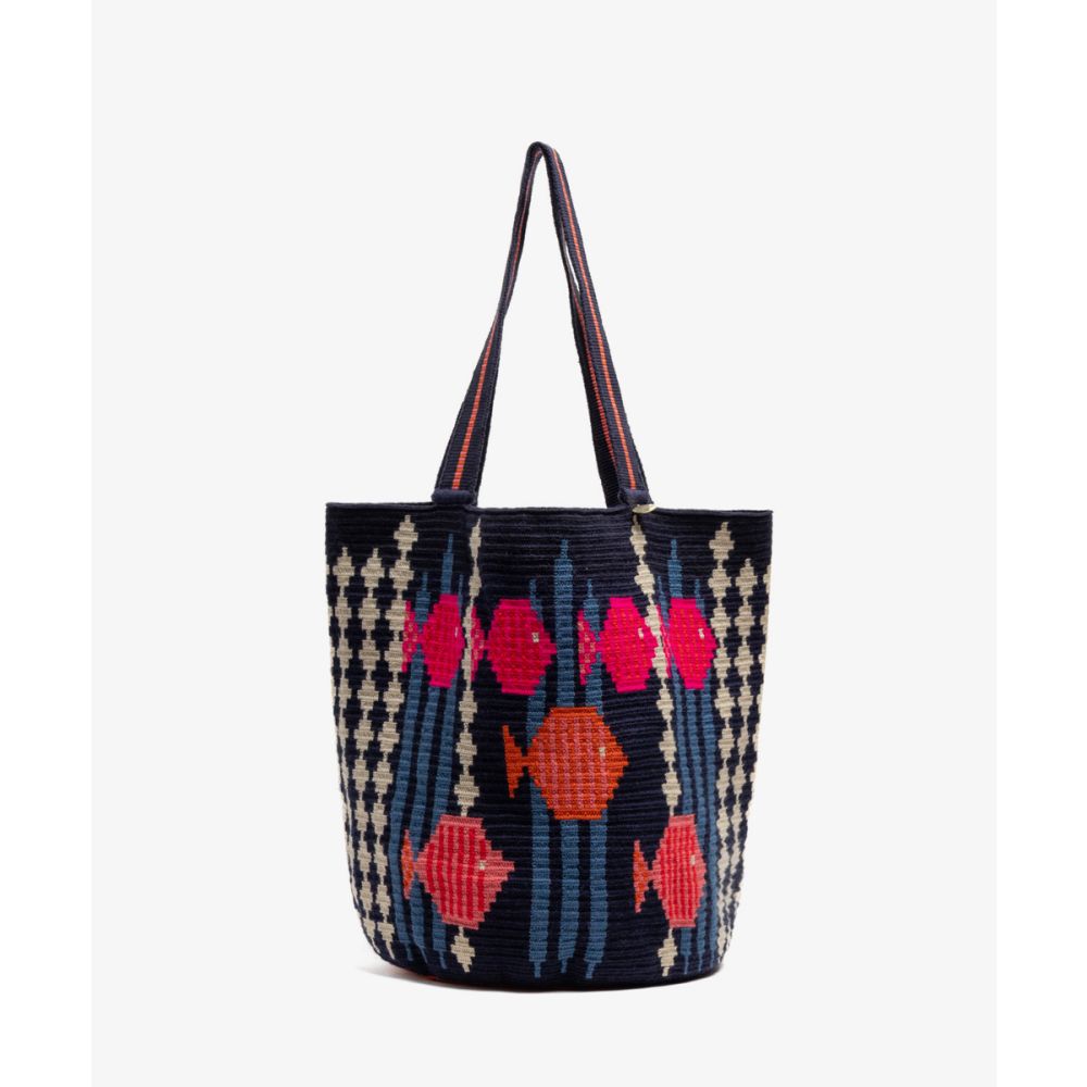 Tote Bag - CEPHEUS - NAVY & PINK