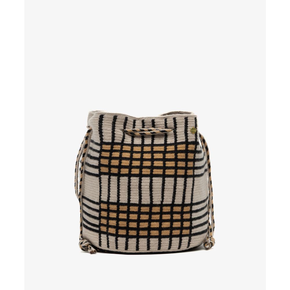 BOLSO MITRA - Beige y tostada