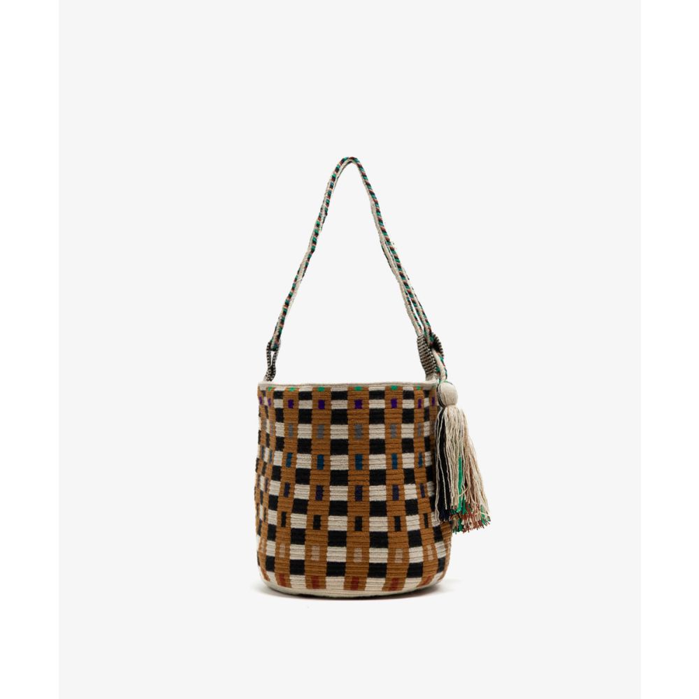 Camberra Bag - Mustard & beige
