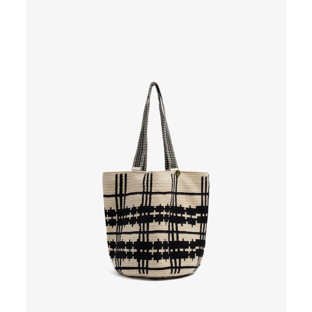 CALA BAG - AQUARIUS - BEIGE & BLACK