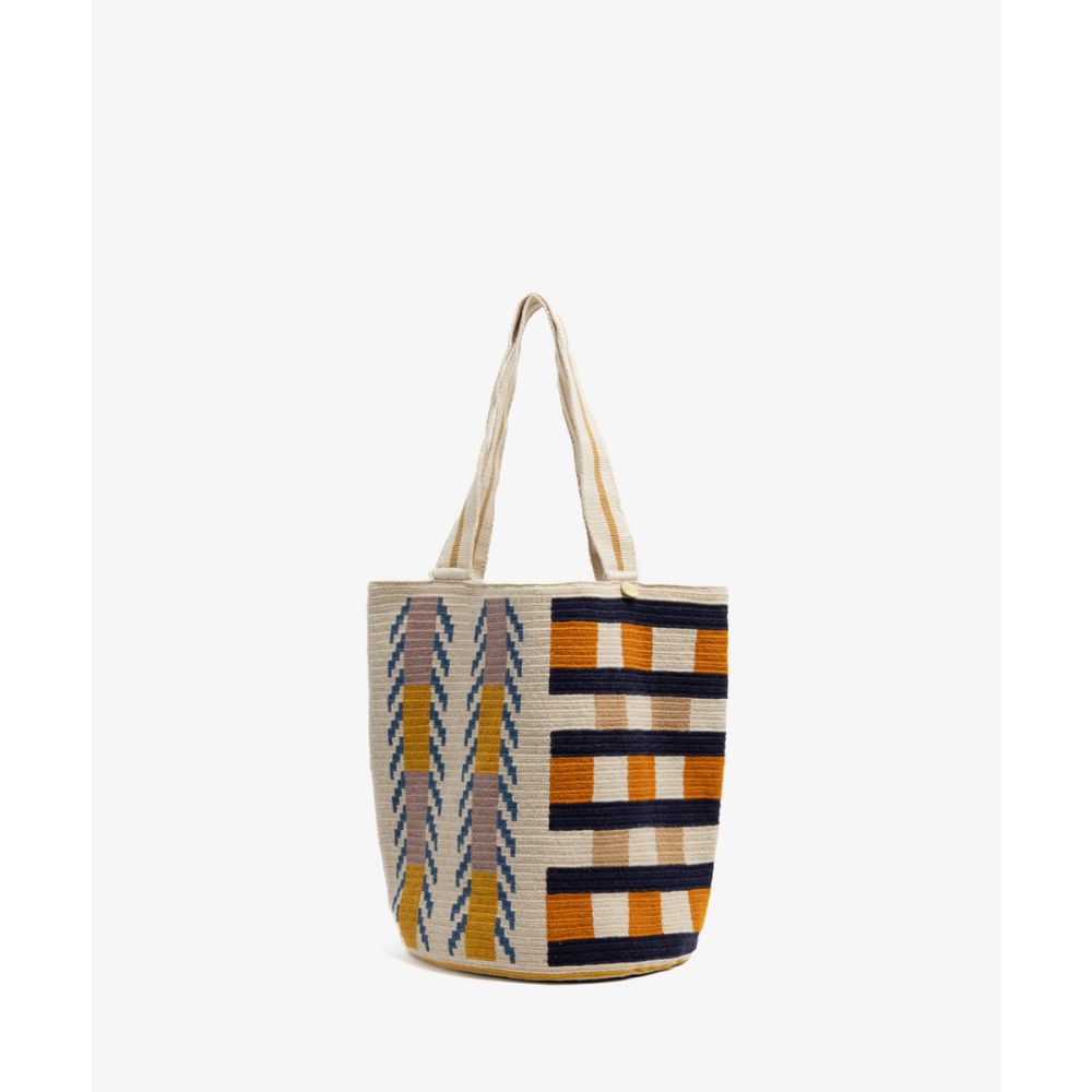 BOLSO CALA - HYDRA - MARINO Y MOSTAZA