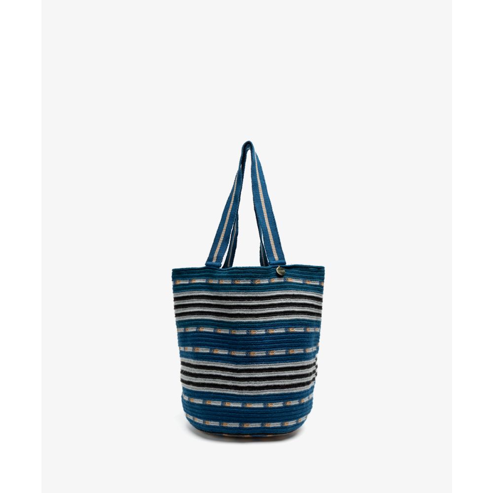 BOLSO CALA - ANTLIA- AZUL Y GRIS