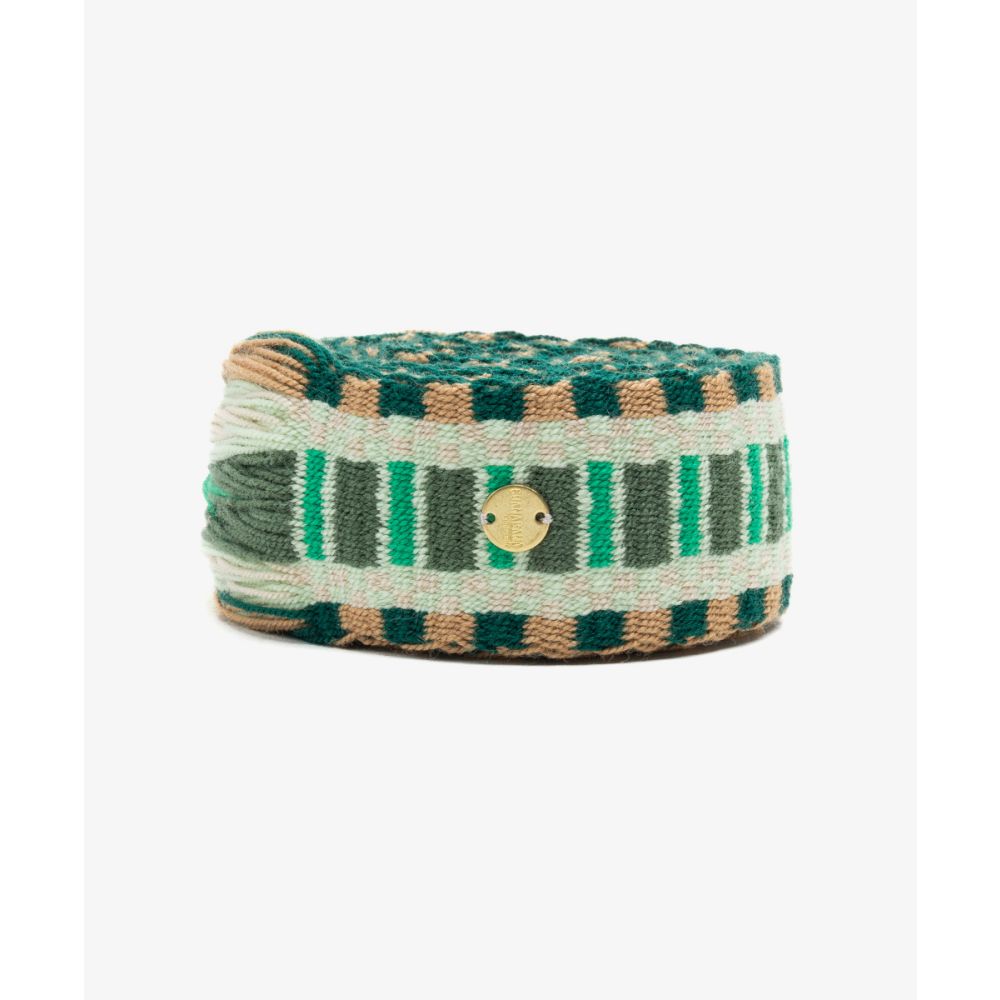 Belt with fringes - GREEN & TOAST