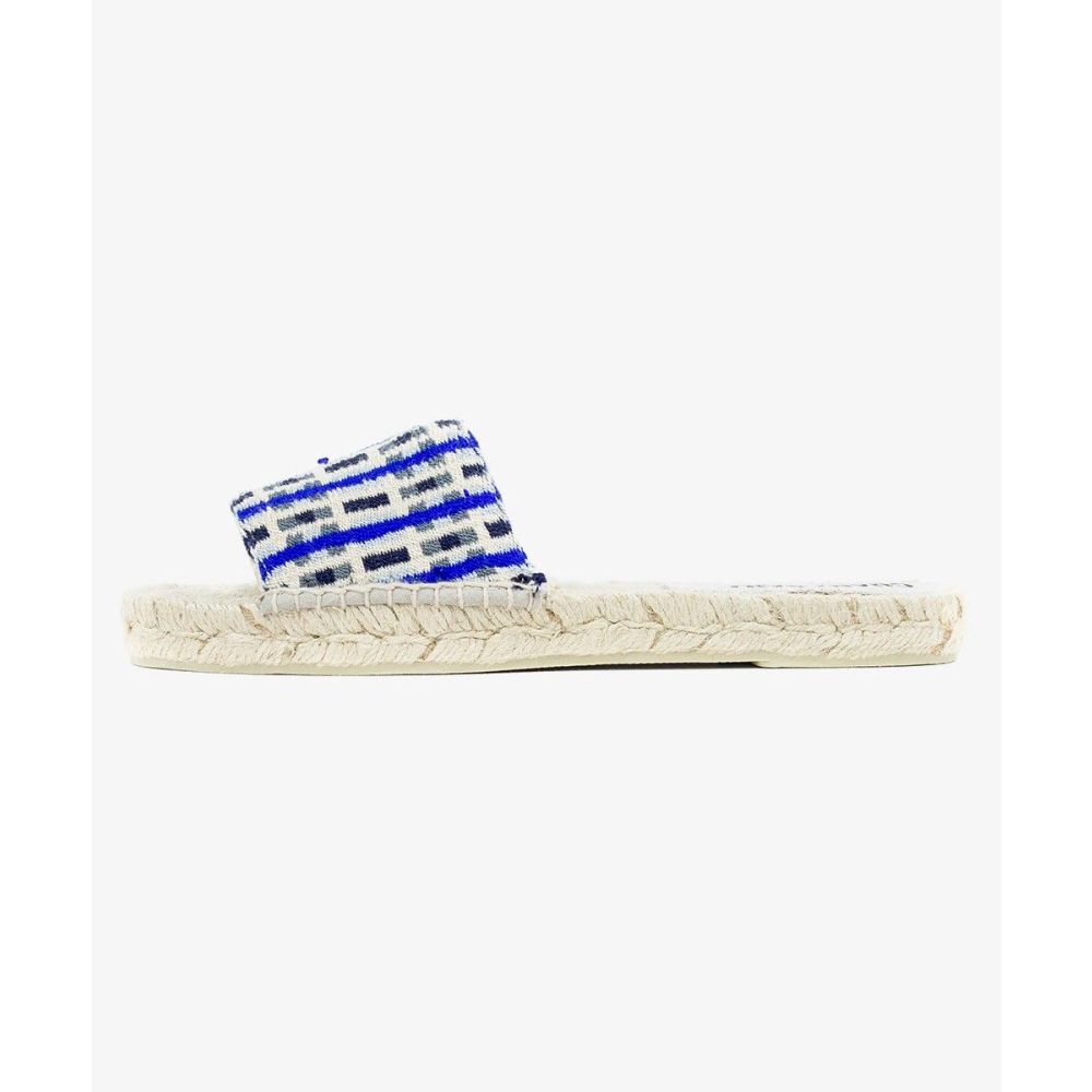 MULE ESPADRILLE - JASPER - BLUE & GREY