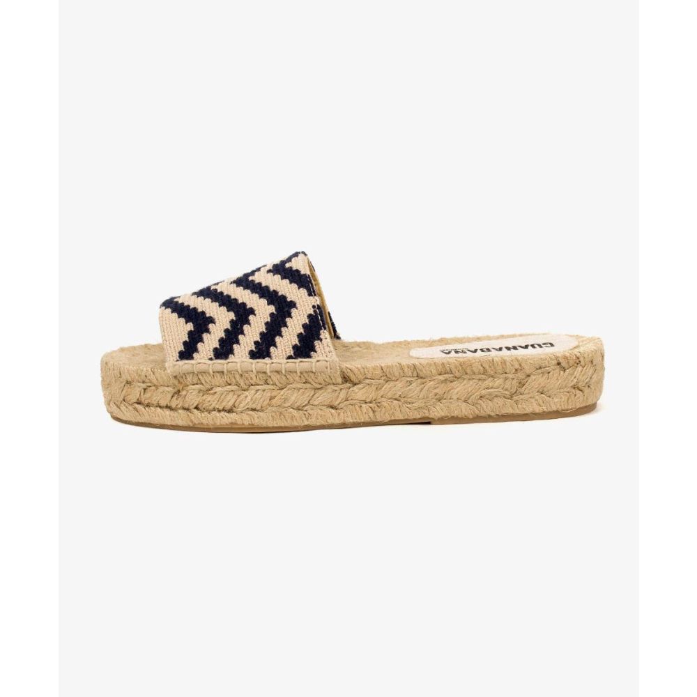 MULE ESPADRILLE - TYLER - TOAST & BLACK