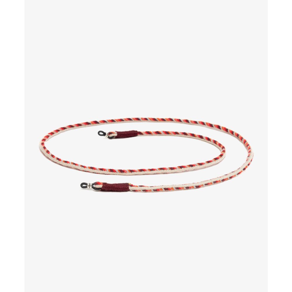 Eyewear cord -  BEIGE & RED