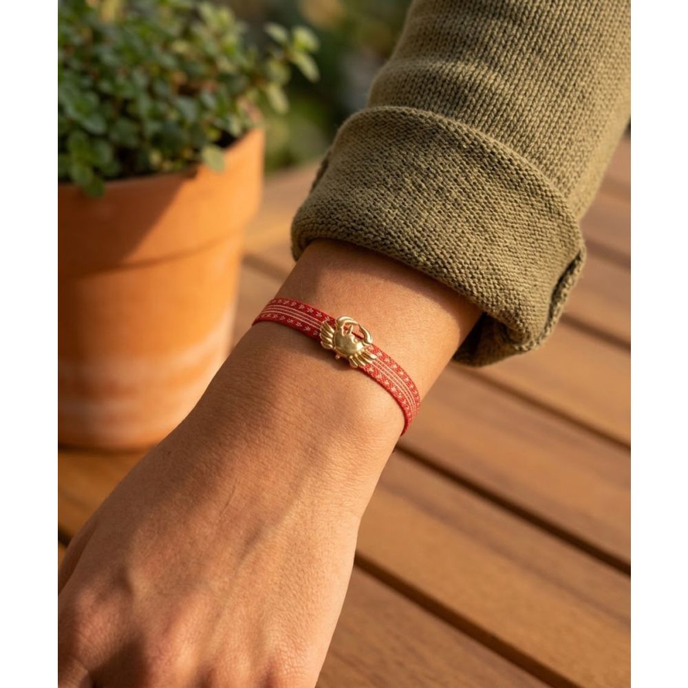 PULSERA CON CHARM - CANGREJO TAIRONA
