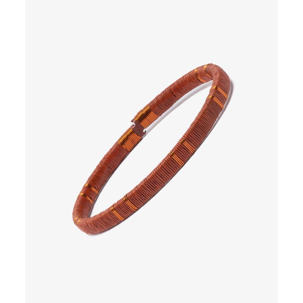 Werregue Color Bracelet, 5 mm - LIGHT BROWN & COPPER