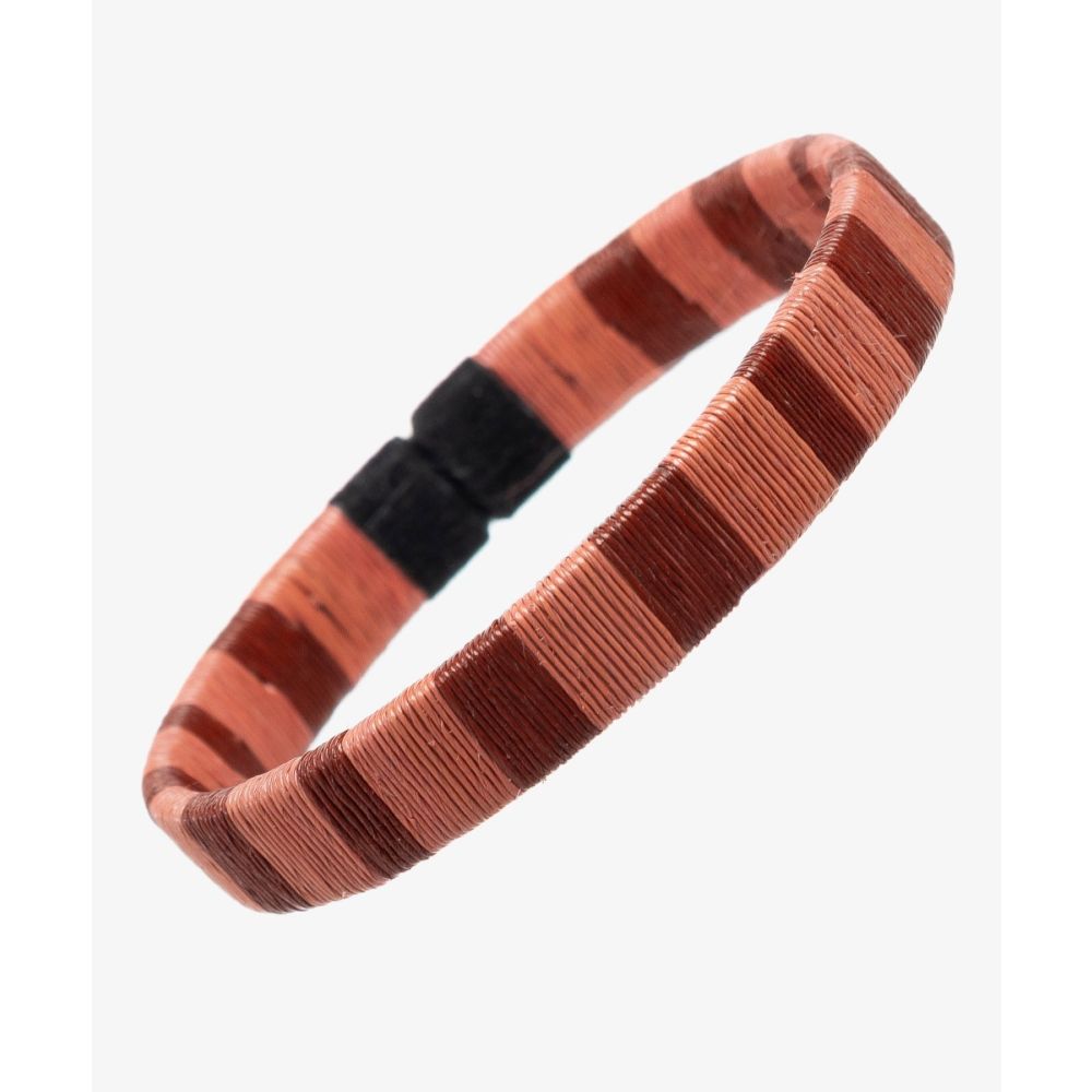 Pulsera Werregue, 1 cm, Unit ROSE Y MARRON