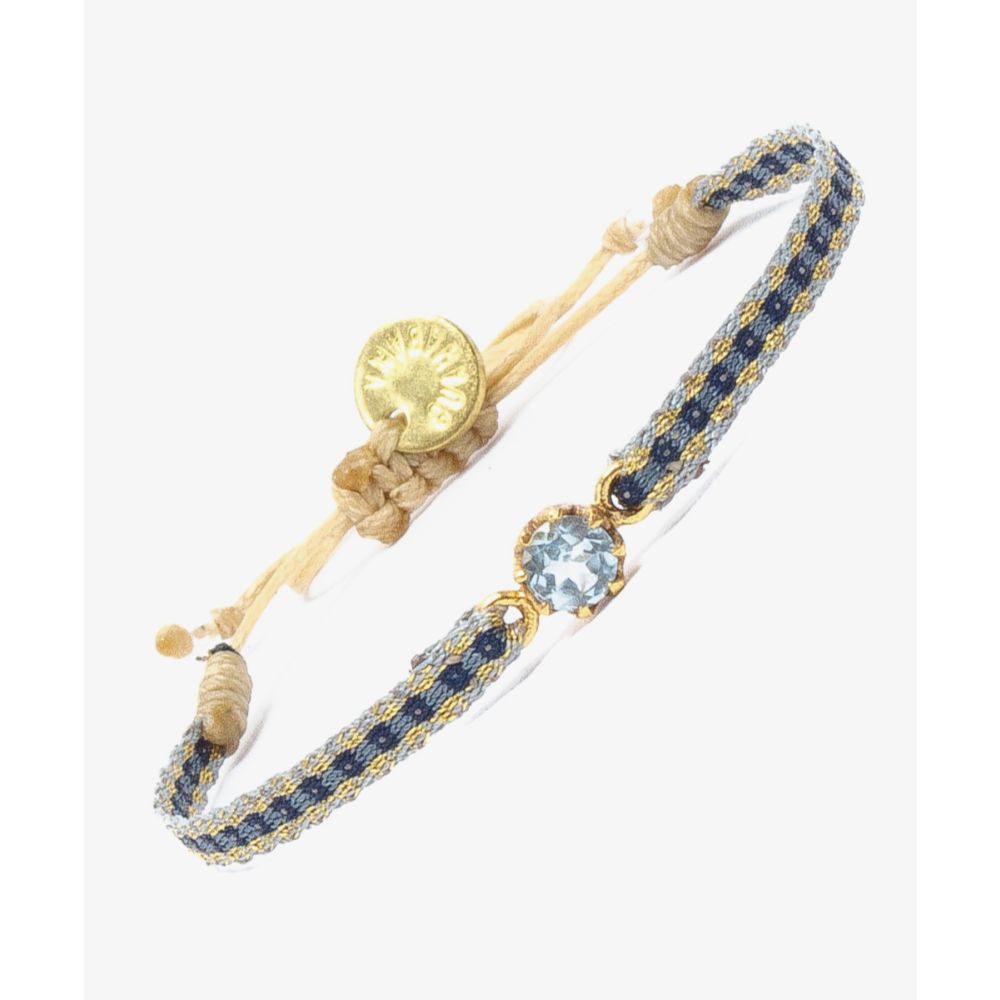 Argantina ANDROMEDA - BLUE AND GOLD WITH SEMIPRECIOUS STONE