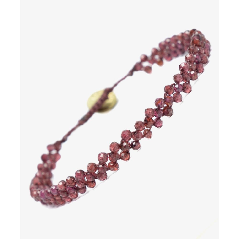 ROSE bracelet - GARNET