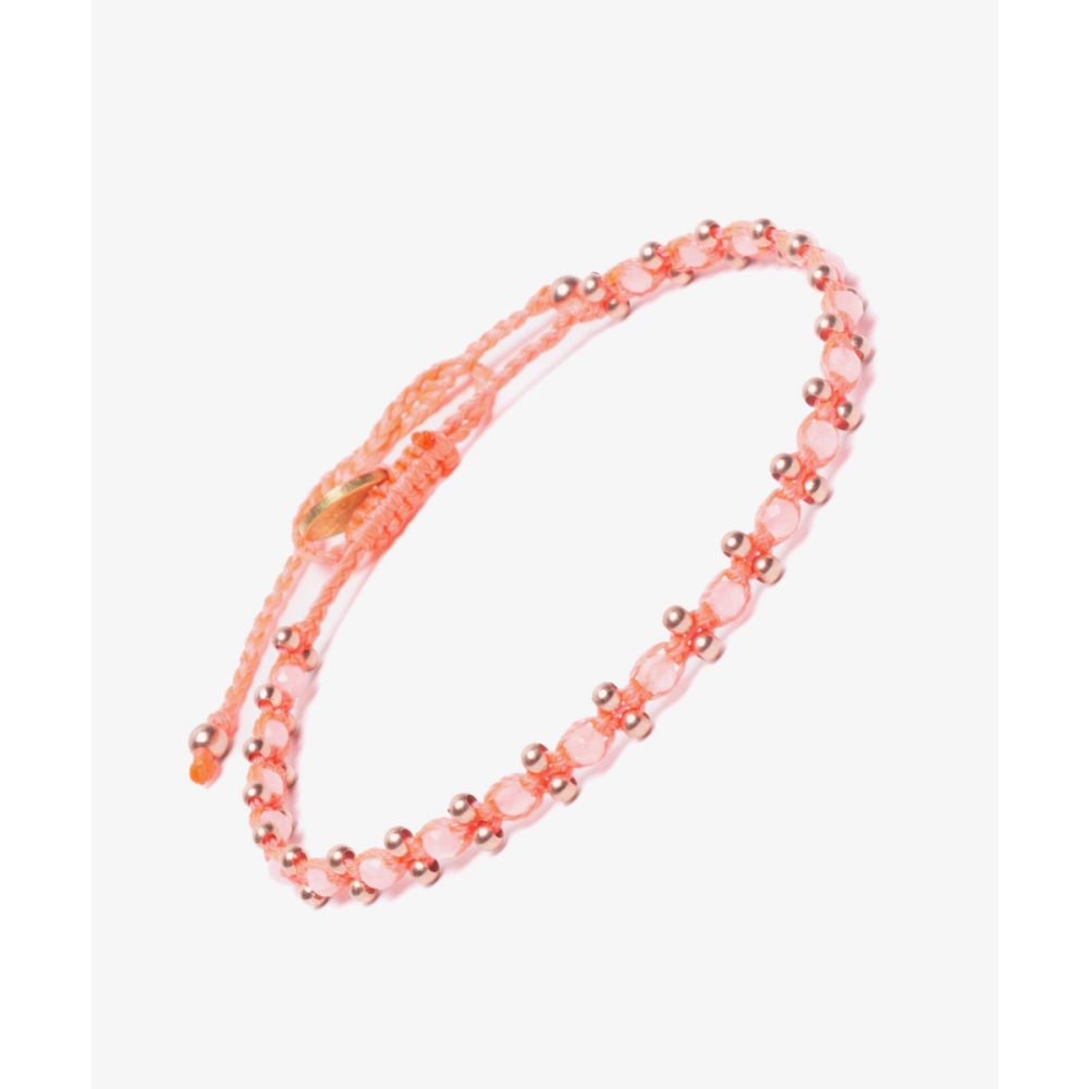 TULIP bracelet - PINK AND MOONSTONE 
