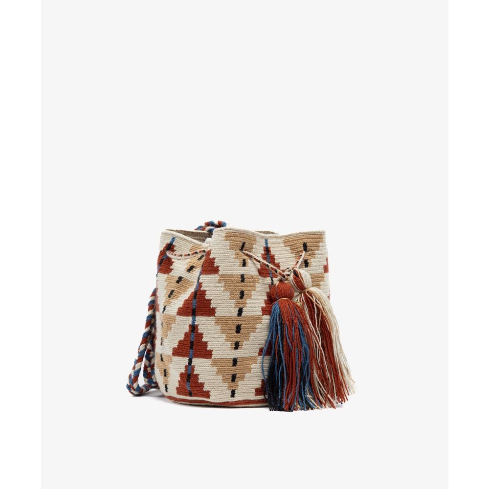 Crossbody Bag M - ACACIA - BEIGE & BROWN