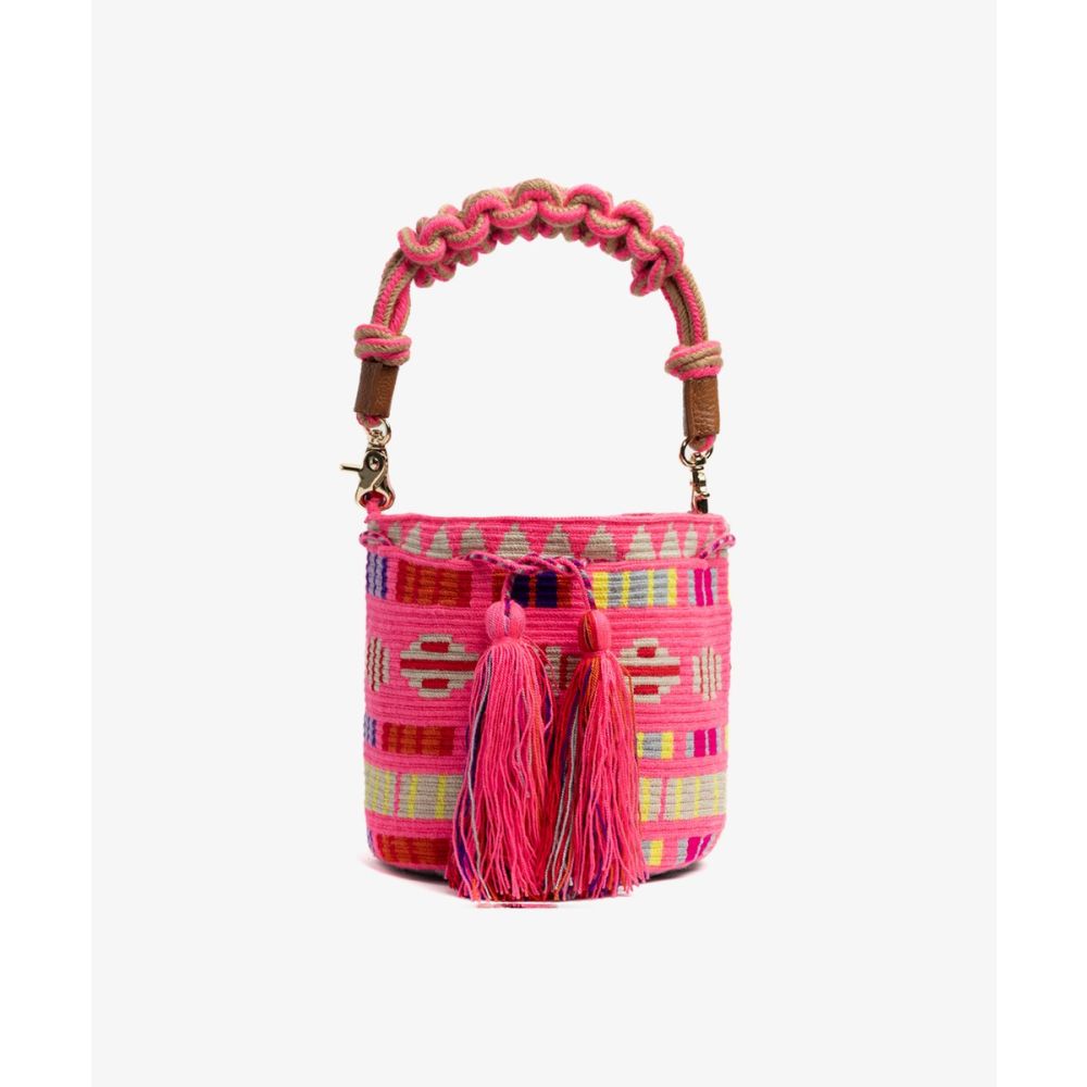 BOLSO CRUZADO M CON ASA DE MACRAMÉ -
